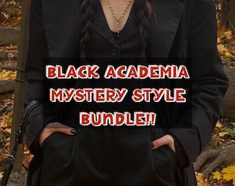 Black academia mystery style bundle!!