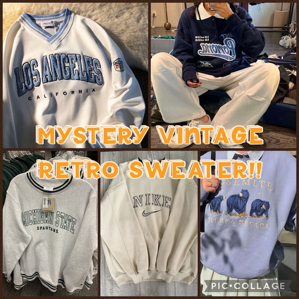 Mystery vintage retro sweater!!