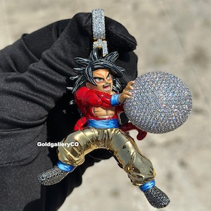 SON GOKU 青銅 真鍮 925シルバーペンダント925刻印あり GB-104 Goku Diamond Pendant - Etsy