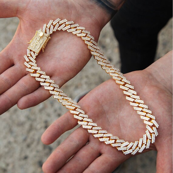 Custom 12mm Cuban Link Chain Round 