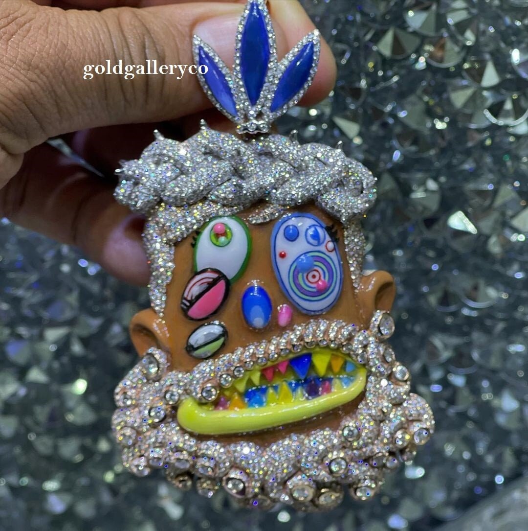 Iced out jesus piece Etsy