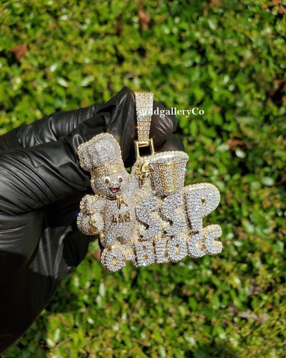 Iced out online custom jewelry