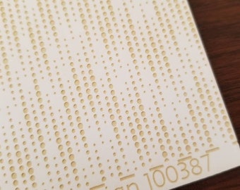 100387  7.5x2.5 Dot Pattern Rolling Mill Laser Texture