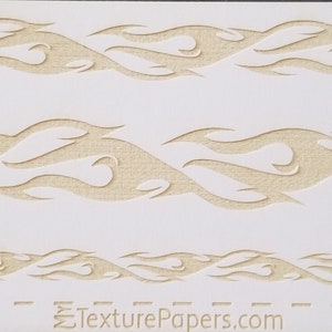 100188 7.5x2.5 Llamas tribales Laminador Textura láser