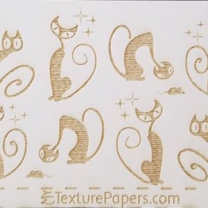 100319  7.5x2.5 Rolling Mill Laser Texture Cats