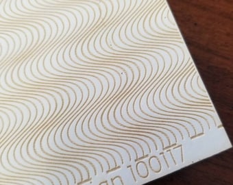 100117  7.5x2.5 Fine Wave Tread Rolling Mill Laser Texture