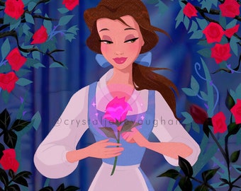 Enchanted Rose Princess print