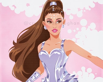 R.E.M Ariana print