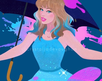 Ink Dress print