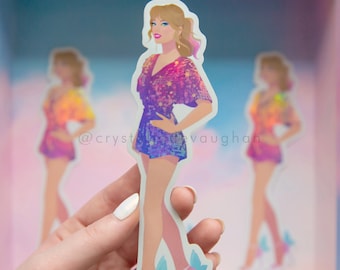 Butterfly Shoes figure sticker