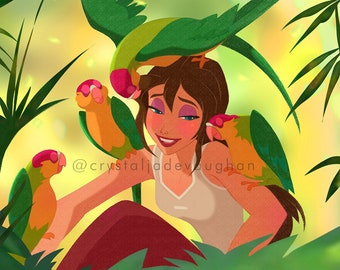 Tropical Jungle print