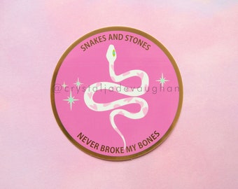 Snakes and Stones sticker