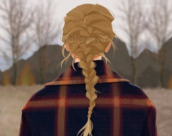 Taylor Swift print Evermore