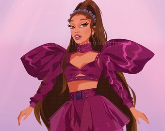 Ariana God Is A Woman print