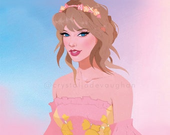 Time 100 Gown print