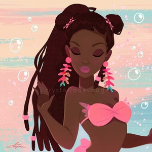 Mermaid Coco print