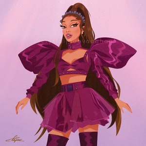 Ariana God Is A Woman print