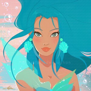 Mermaid Jade print