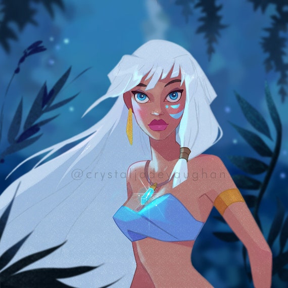 Atlantis Princess Print - Etsy