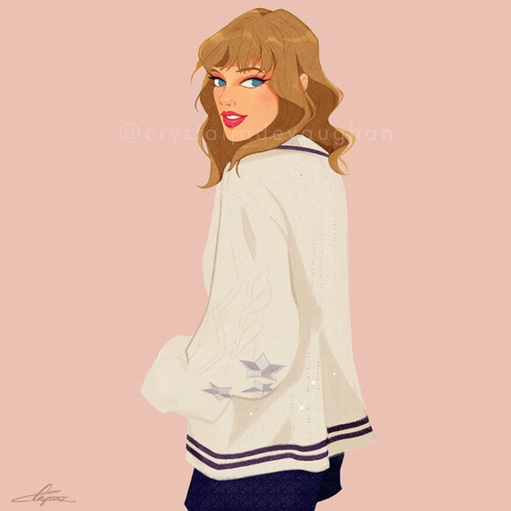 Buy Taylor Swift Print Cardigan Online in India 