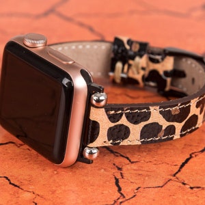 Leather Apple Watch Band 38mm 40mm 41mm 42mm 44mm 45mm, women Personalized iWatch Bracelet Series 7 6 5 4 3 2 1 & SE, Apple iWatch Armband