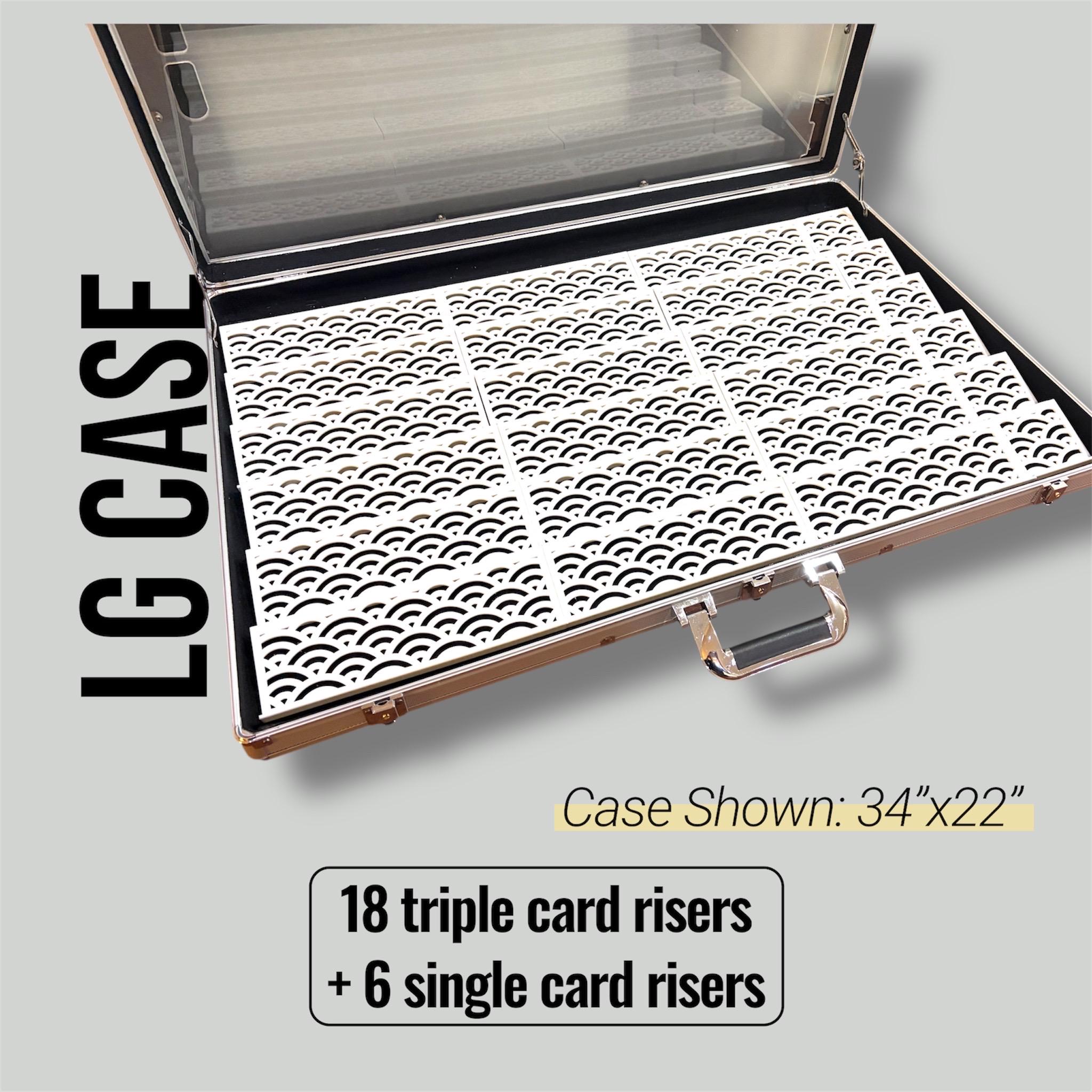 Card Risers for Zion/aluminum Display Cases - Japanese Wave Pattern - Etsy