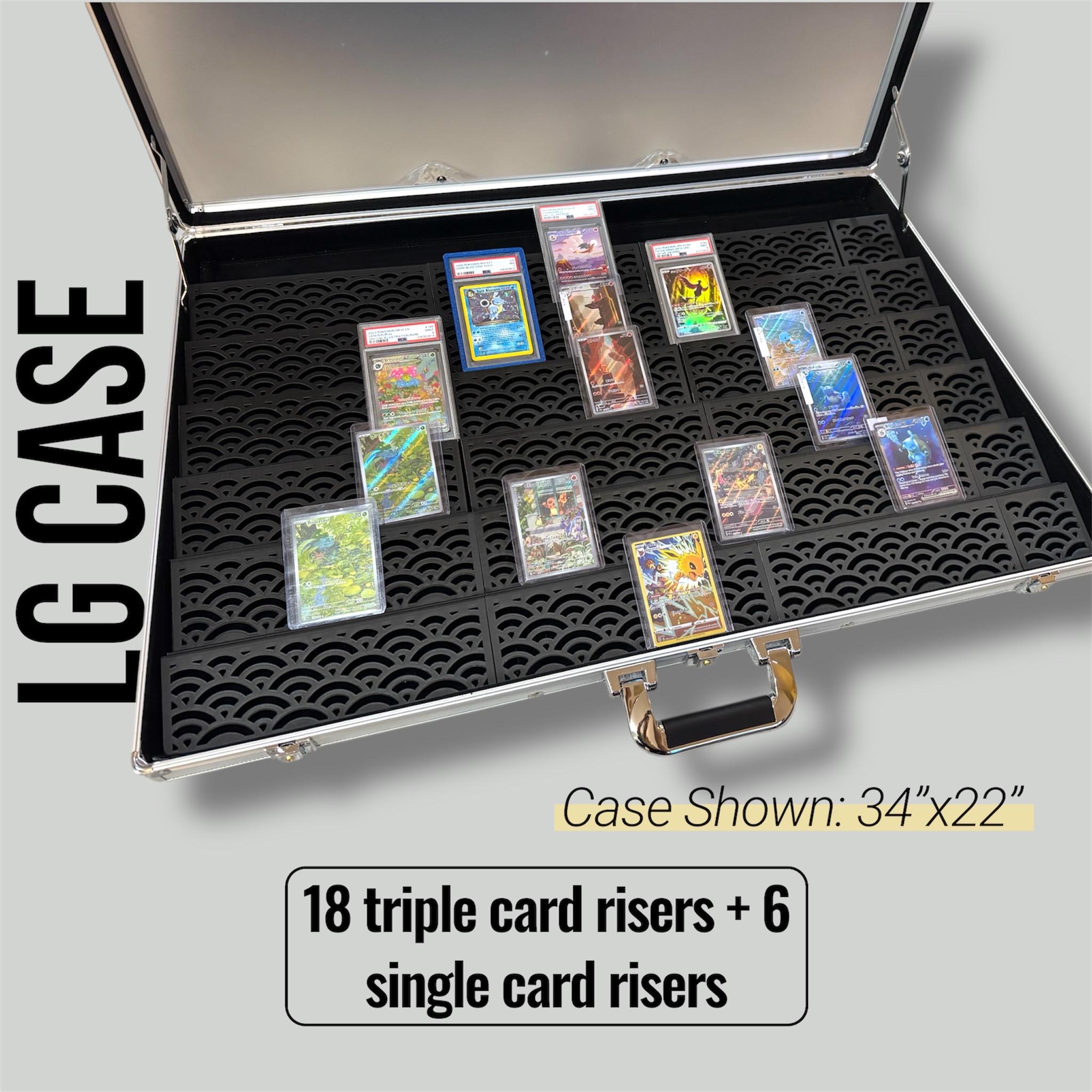 Card Risers for Zion/aluminum Display Cases - Japanese Wave Pattern - Etsy