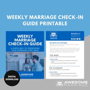 Weekly Marriage Check-In Guide Printable