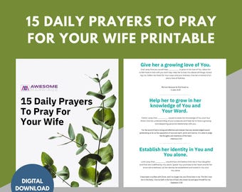 15 preghiere da recitare per tua moglie stampabili