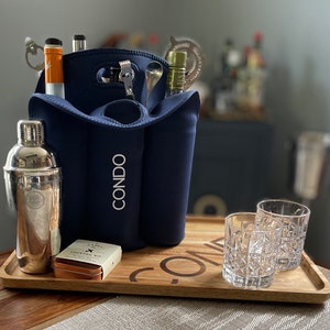 3-Bottle Wine Bag, Wine Tote, Neoprene Wine Holder, Insulated Wine Carrier