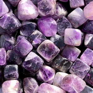 13 piece Chevron Dream Amethyst Crystal Grid Kit for Manifestation