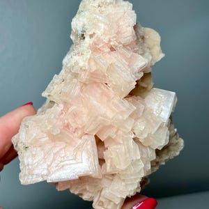 Pink Halite on Trona from Owens Lake, California