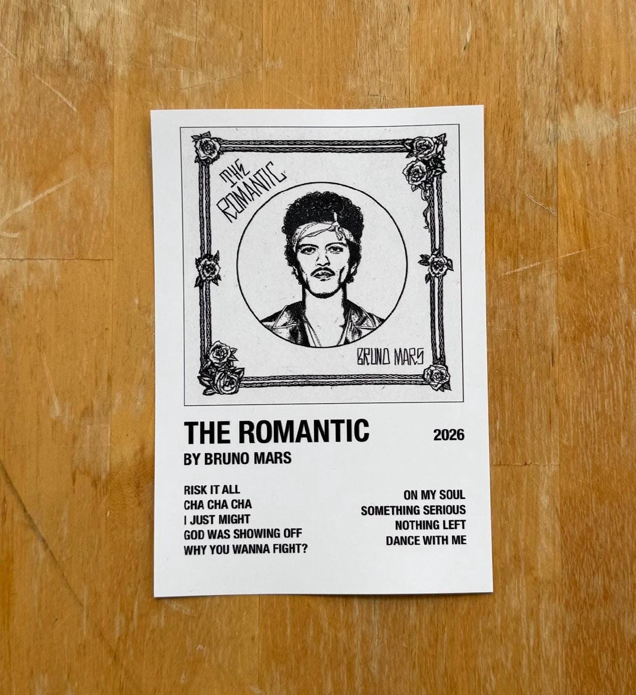 Bruno Mars Album Cover Prints - Etsy