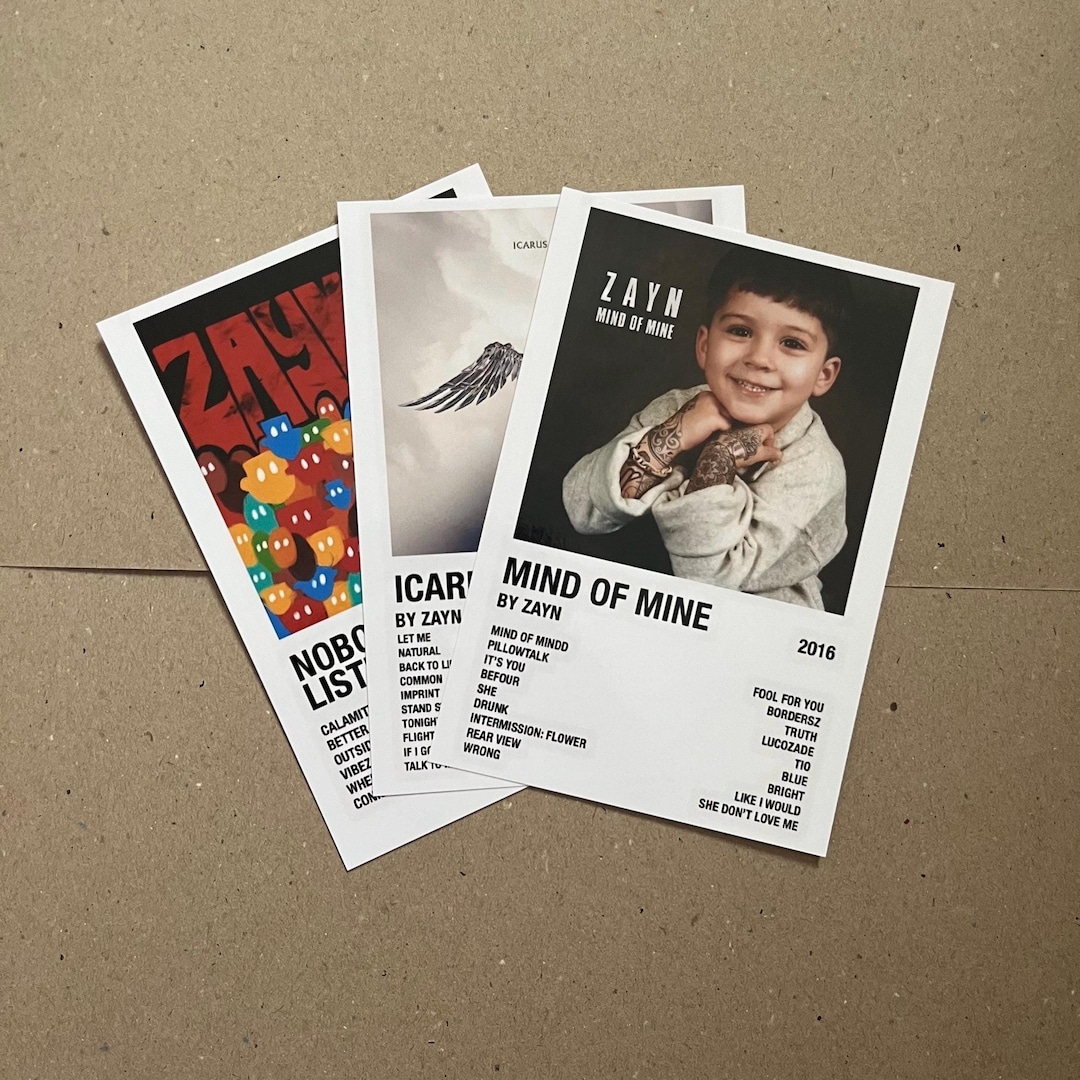 Zayn Malik Album Cover Prints - Etsy