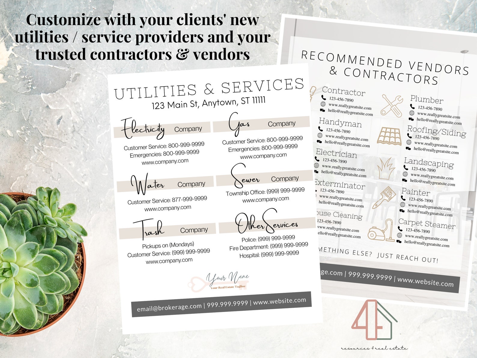 Home Kit, Closing Kit, Real Estate Marketing Template, Real Estate Buyer Packet, Realtor