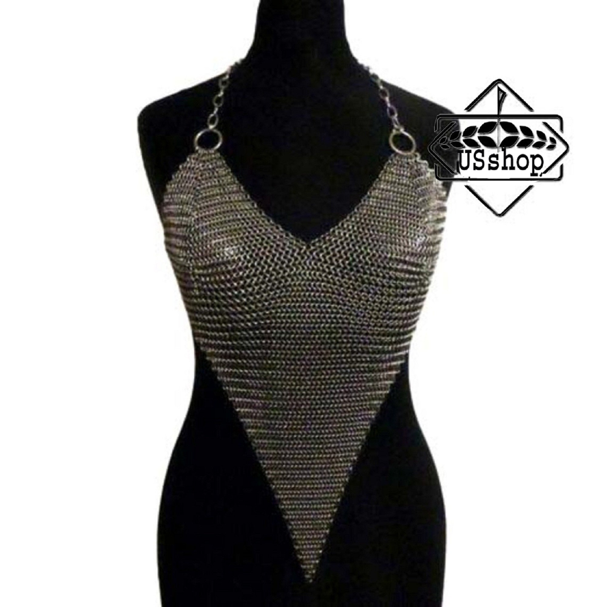 Medieval Chainmail Top Women s Clothing Bra s Nightwear Fancy