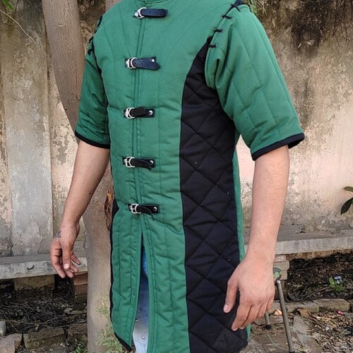 Medieval Gambeson Costume | Free Leather Arm | Reenactment Roman Gambeson shops Best for Halloween gifts