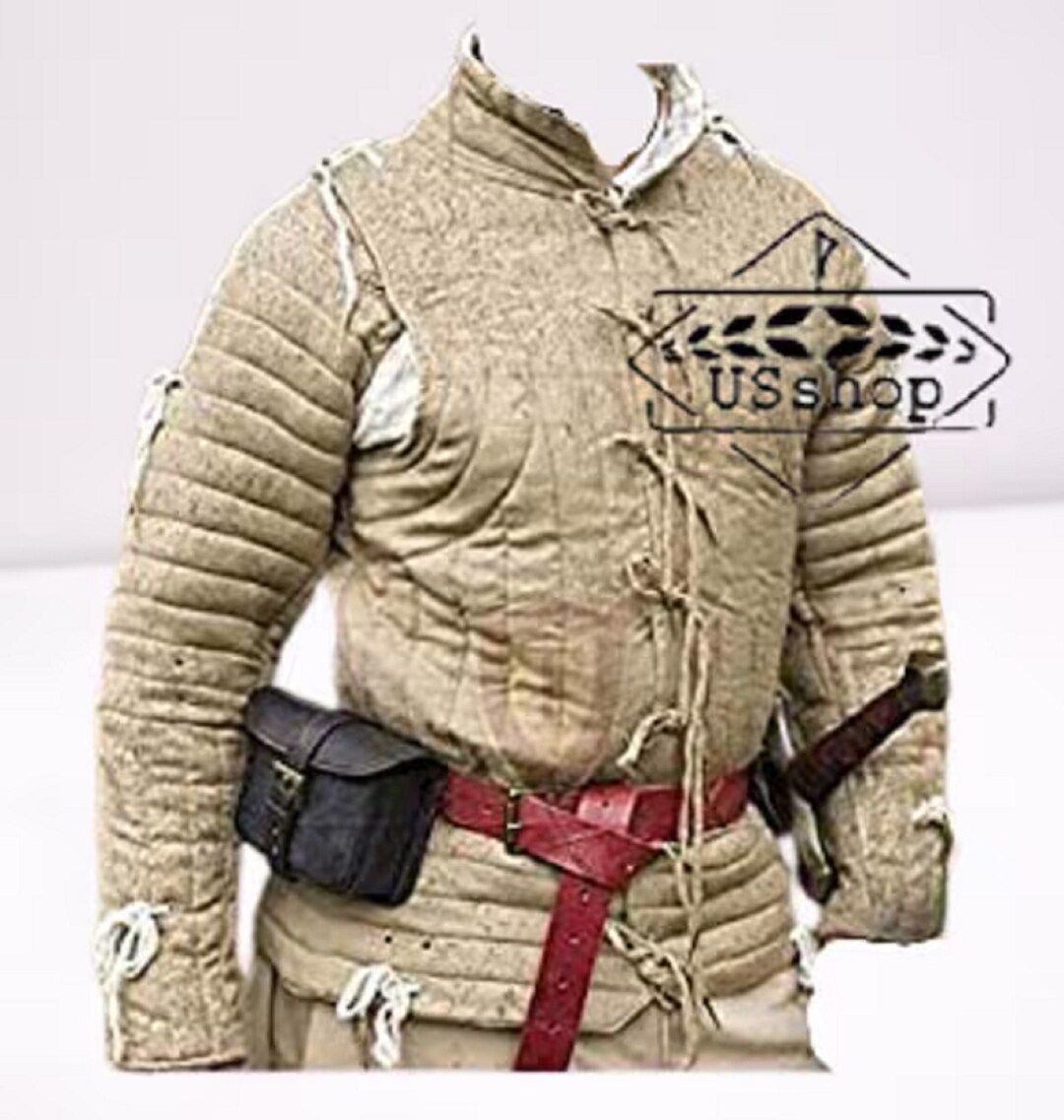 Thick Padded Gambeson Quilted Gambeson Viking Costume Etsy