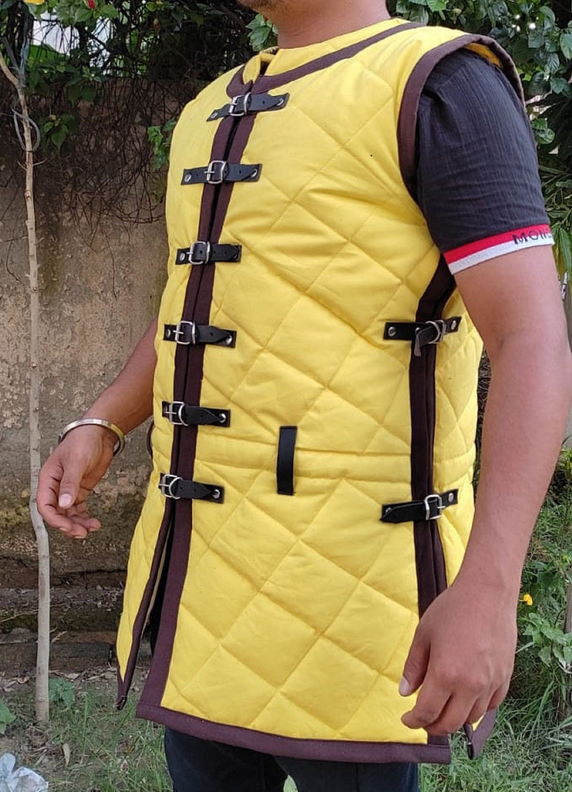 Medieval Gambeson sleeveless Gambeson Padded Under Armor Etsy