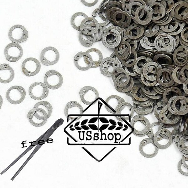 Chainmail Flat Rings Etsy