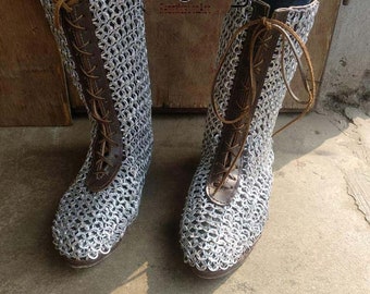 Chainmail boots sale