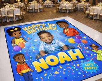 Custom Floor Decal Sticker | Removable Sticker | Vinyl Floor Banner | Adhesive Floor Banner Sticker | Birthday Dance Floor Wrap