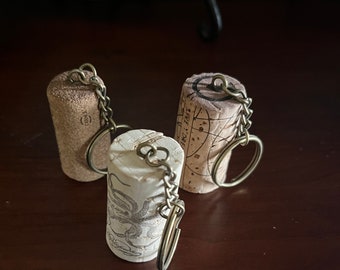 Wine Cork Key Chains