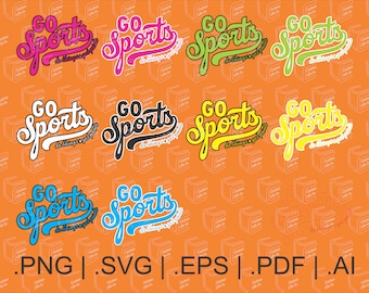 Go Sports Do Things Get Points Funny Retro Transparent PNG SVG EPS Digital Download