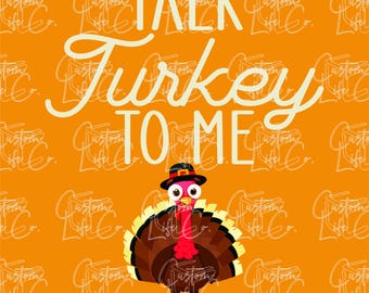 Thanksgiving-groepsshirts | Praat Turkije tegen mij | Digitale download | DTF | Afdrukken | Kleding