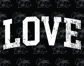 Liefde | Verontrust | Valentijnsdag | Digitale download | DTF | Afdrukken | Kleding