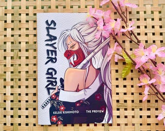 Slayer Girl Comic Preview: Dystopian Action, Anime Manga Inspired Artwork