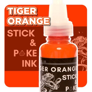 Tiger Orange - Stick and Poke Tattoo Ink