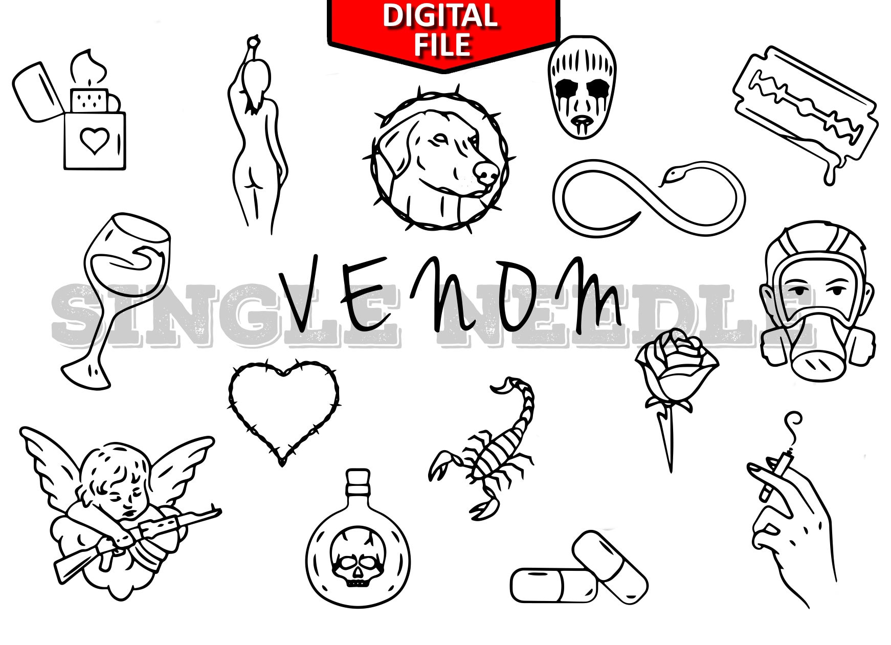 Stick and Poke Flash Sheet Guide