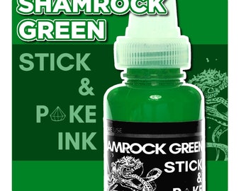 Shamrock Green - Stick and Poke Tattoo Ink